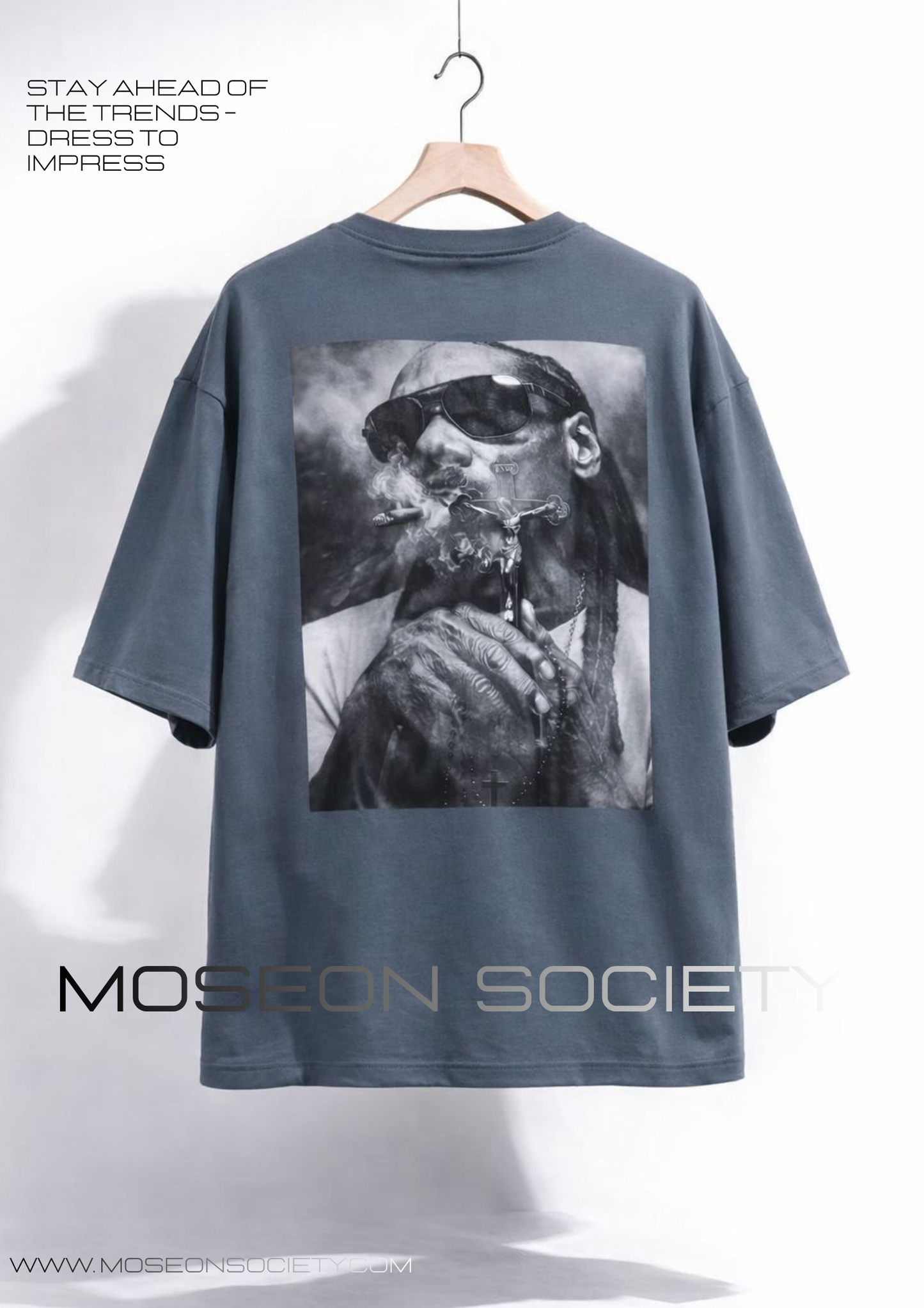 Tricou Oversize Snoop Dogg Graphic