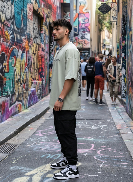 Tricou Oversize All Eyez On Me Graphic