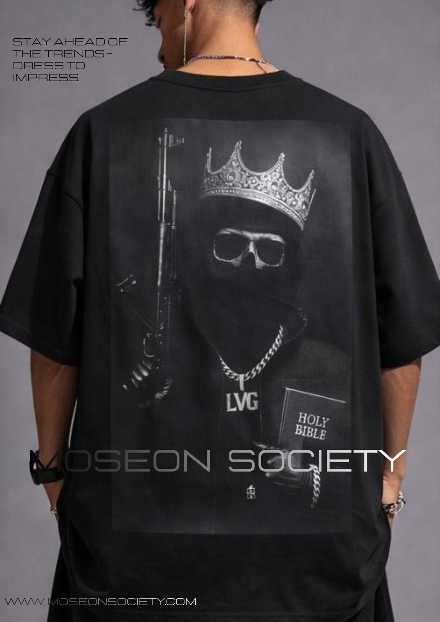 Tricou Oversize Holly Bible Graphic