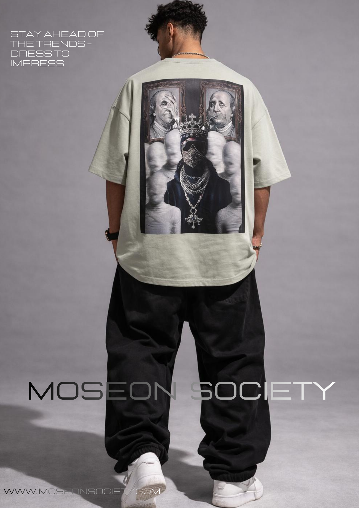 Tricou Oversize Be Different In Society Graphic