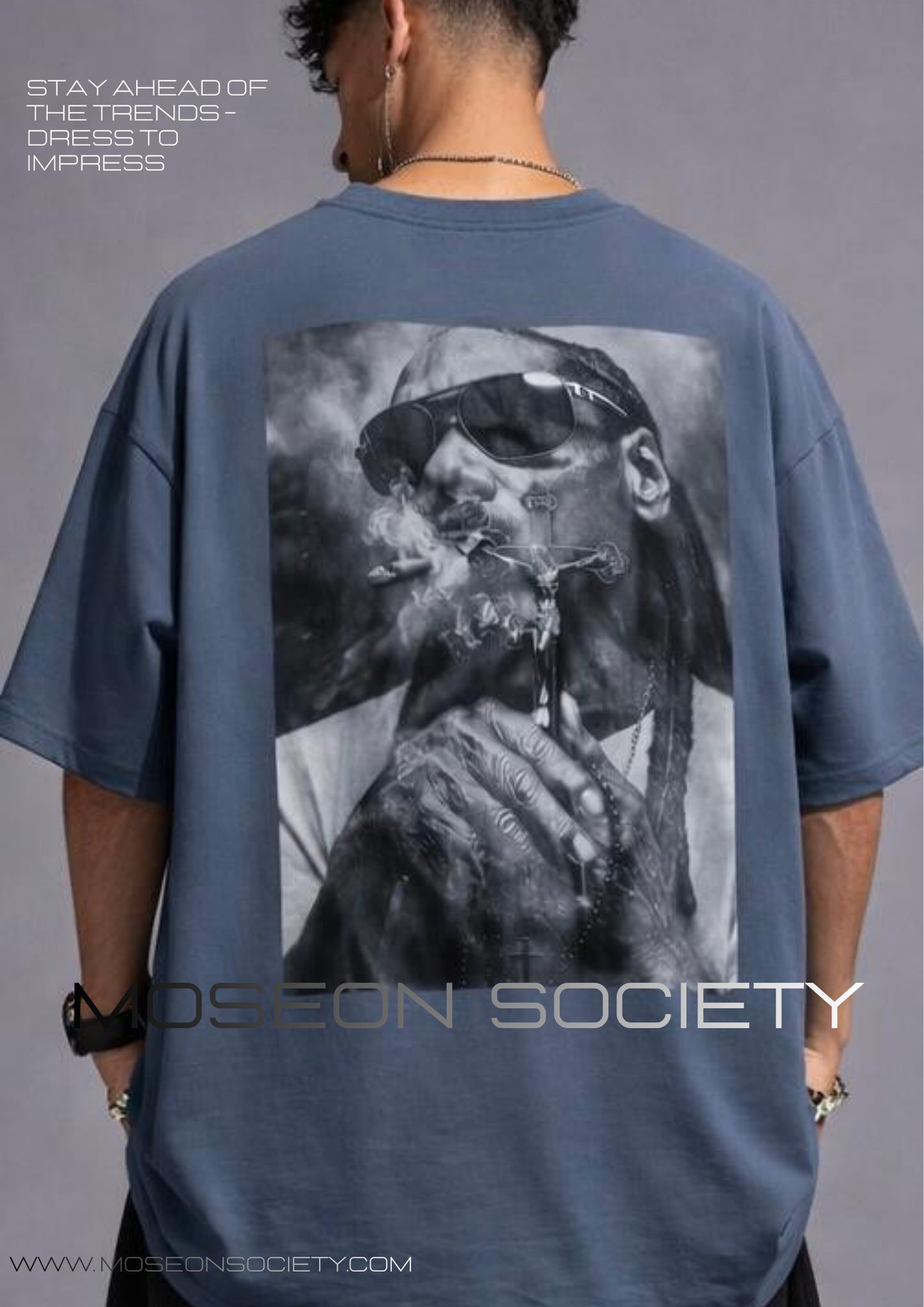 Tricou Oversize Snoop Dogg Graphic