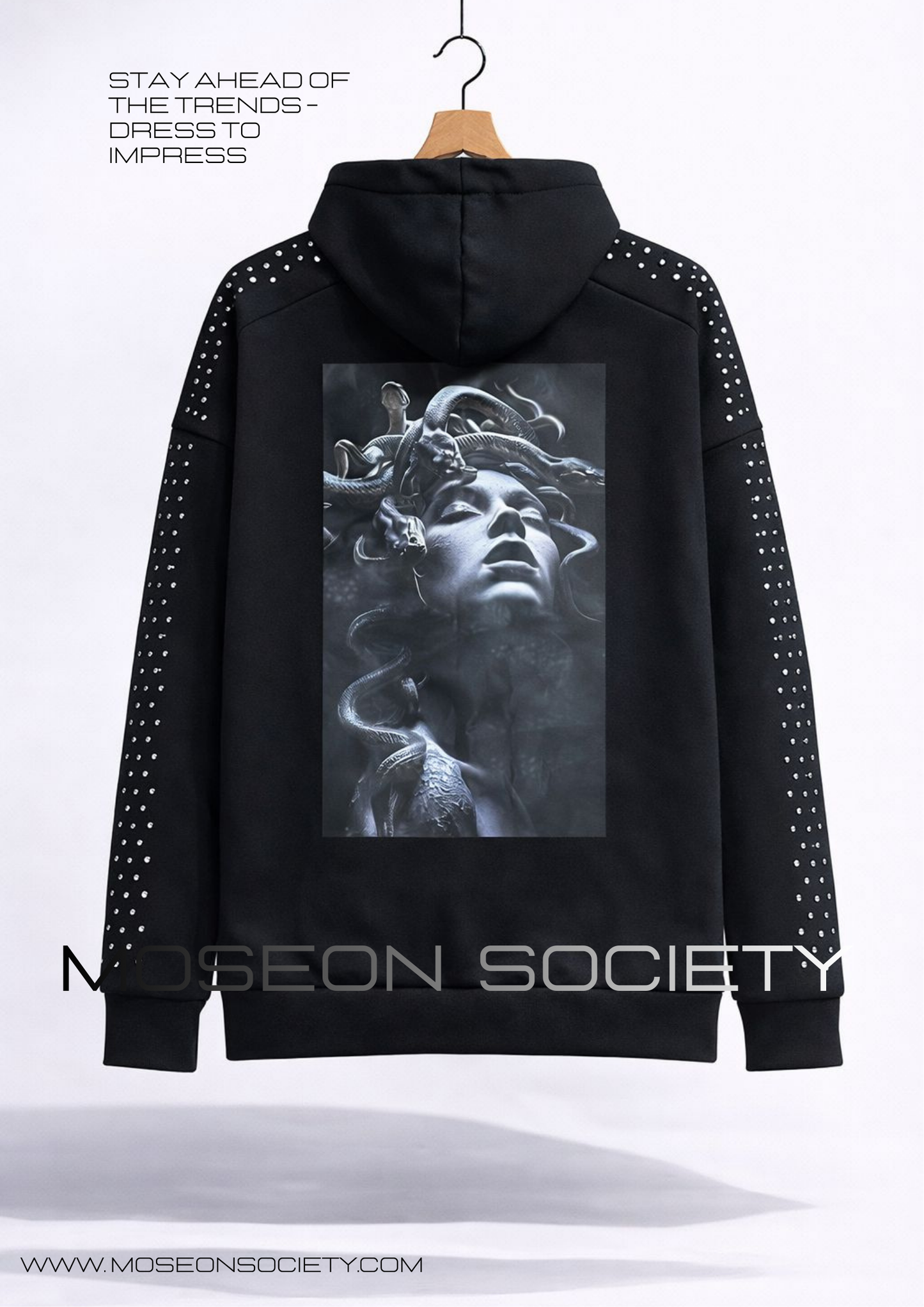 Trening W Rhinestones Medusa Graphic