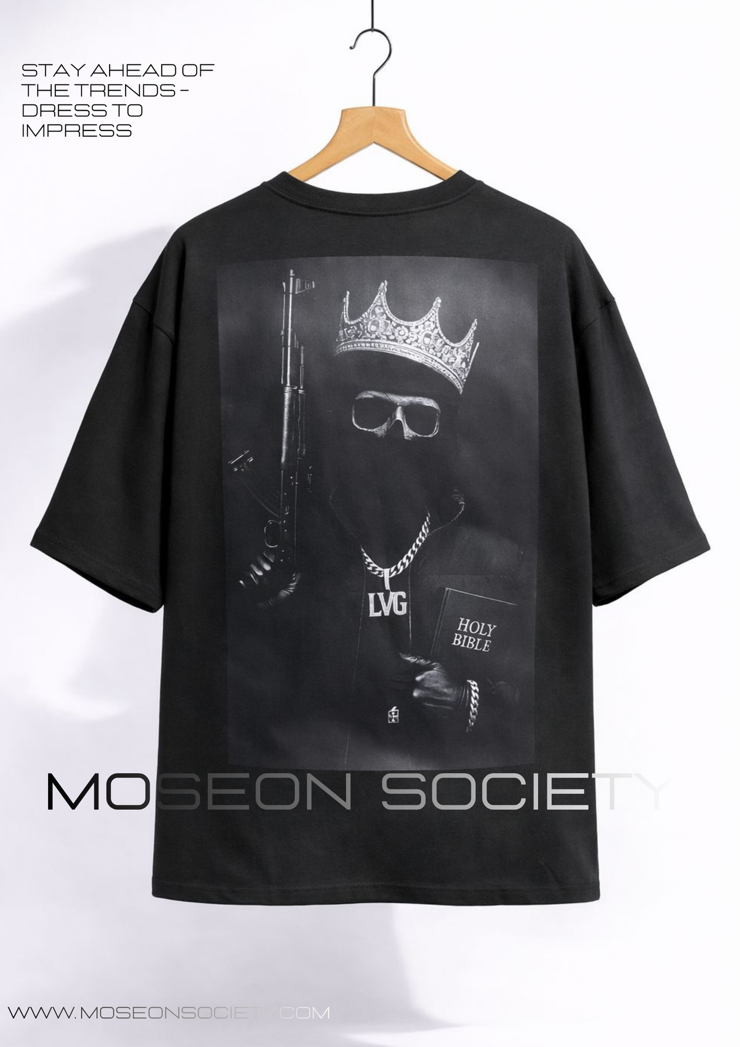 Tricou Oversize Holly Bible Graphic