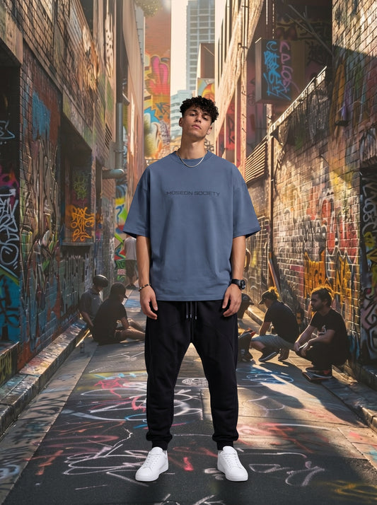 Tricou Oversize Greek Lady Justice Graphic