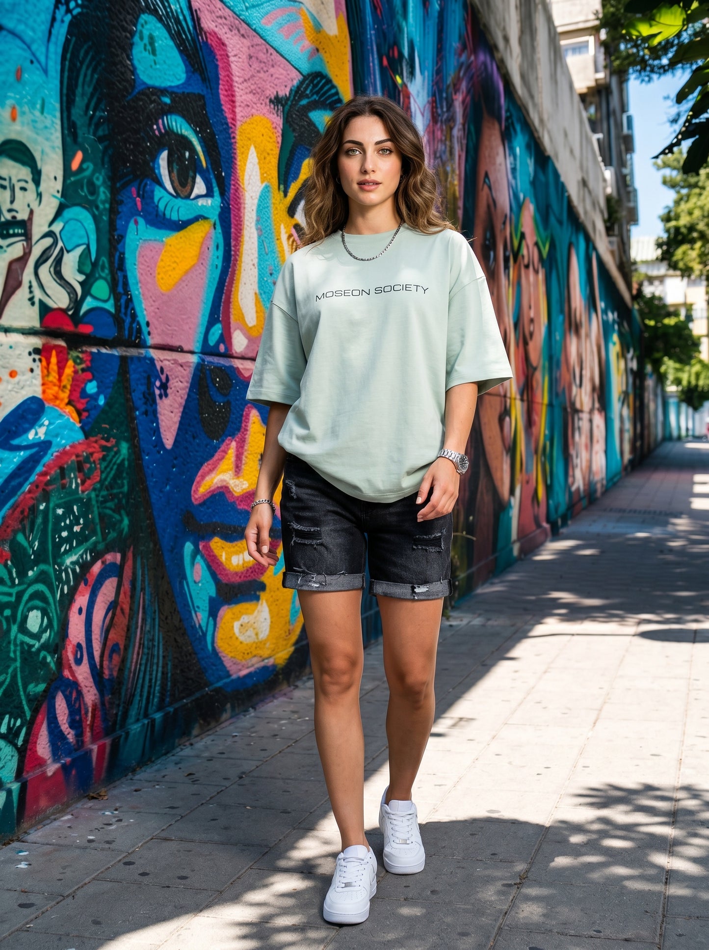 Tricou Oversize Money Make U Blind Graphic