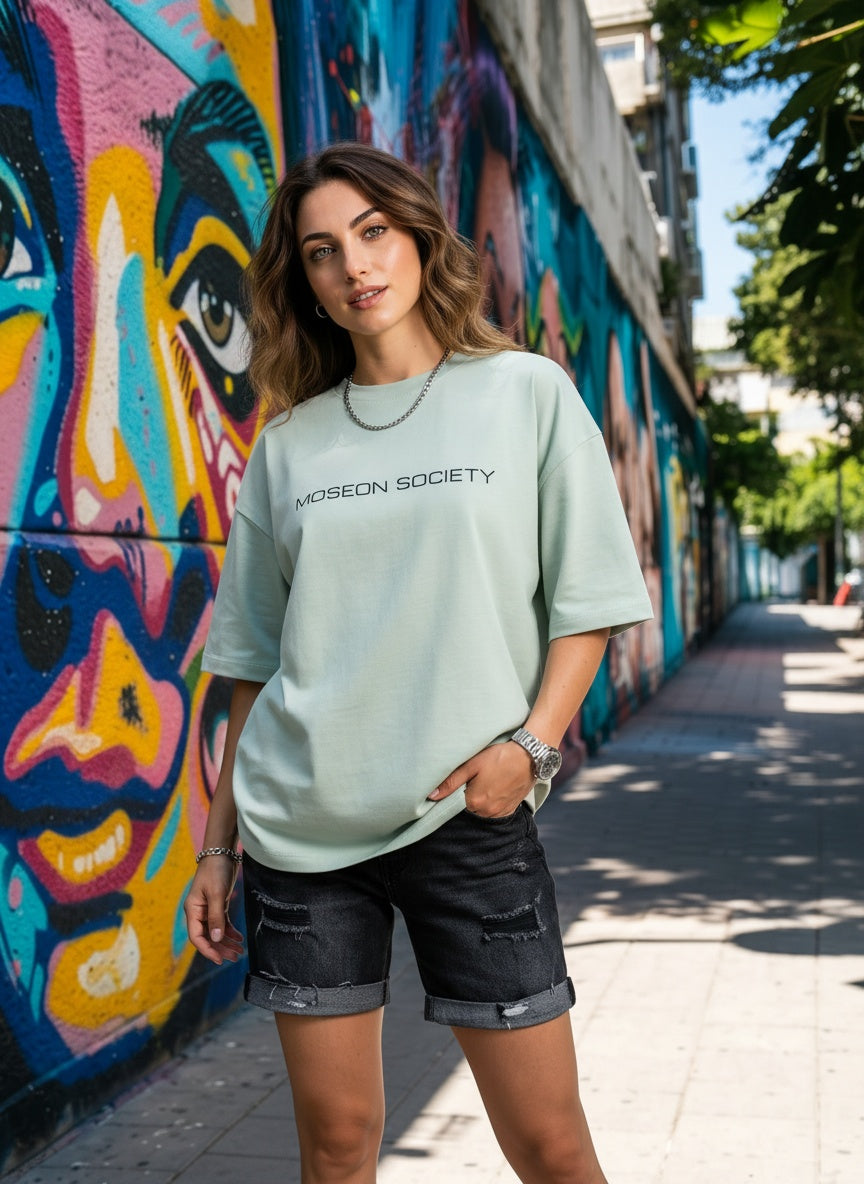 Tricou Oversize Money Make U Blind Graphic