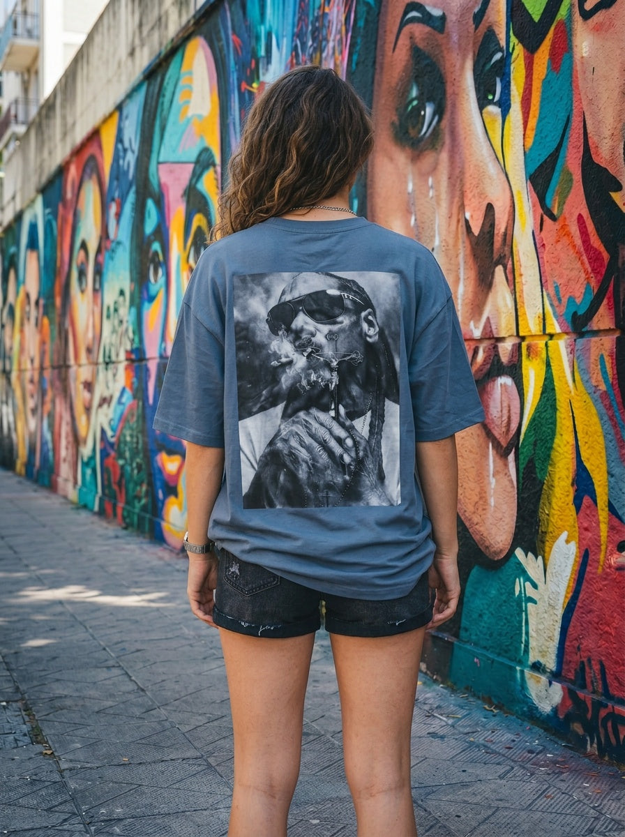 Tricou Oversize Snoop Dogg Graphic