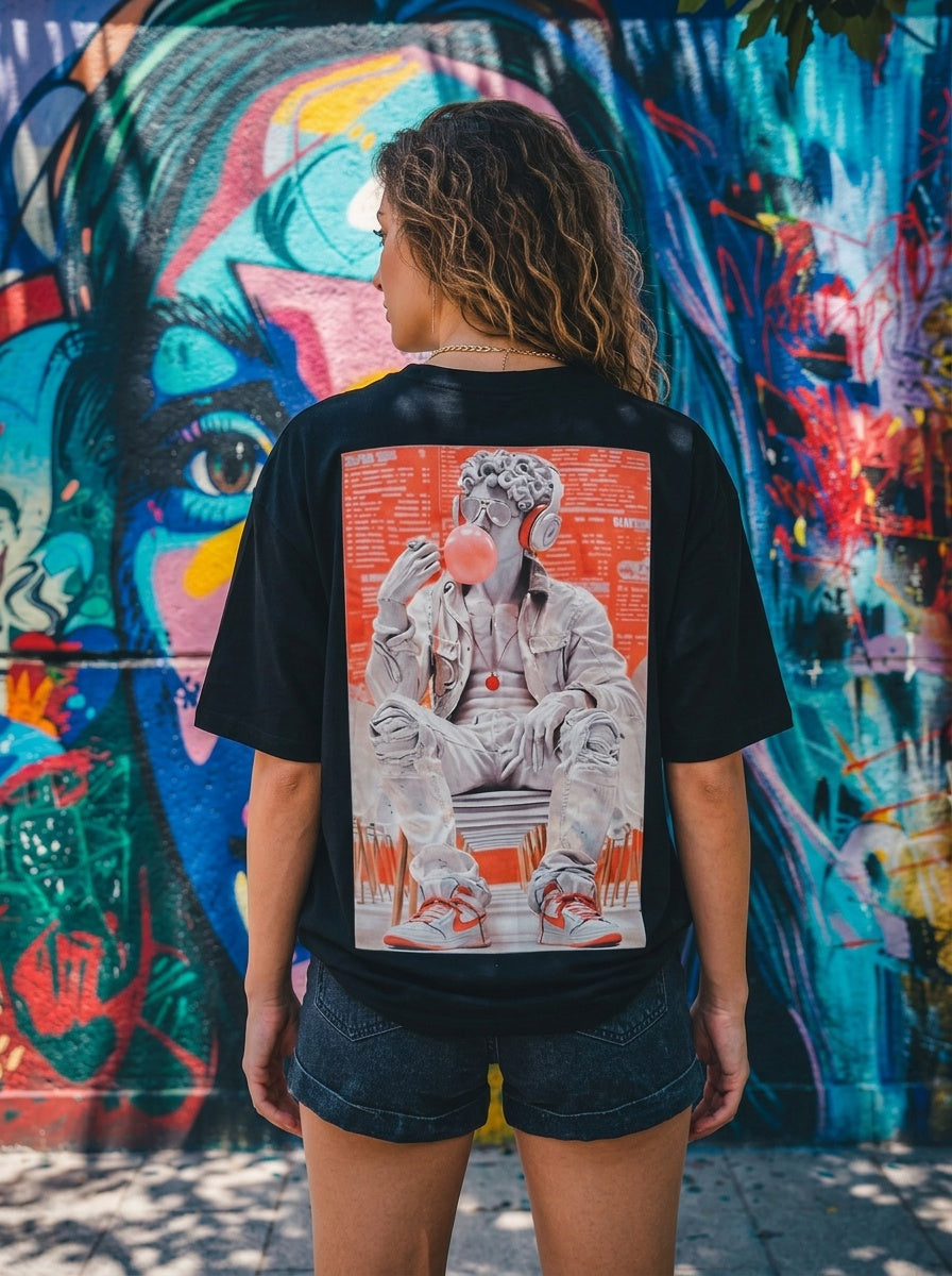 Tricou Oversize Boyz Ceramic W Ballon Graphic
