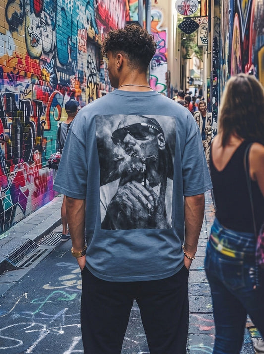 Tricou Oversize Snoop Dogg Graphic
