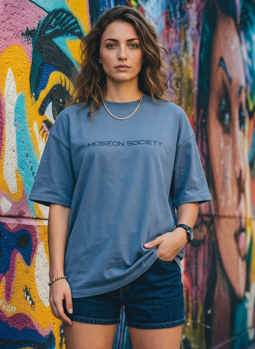 Tricou Oversize Lady In LA Graphic