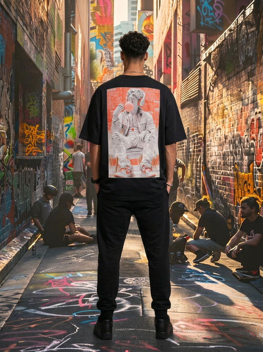 Tricou Oversize Boyz Ceramic W Ballon Graphic